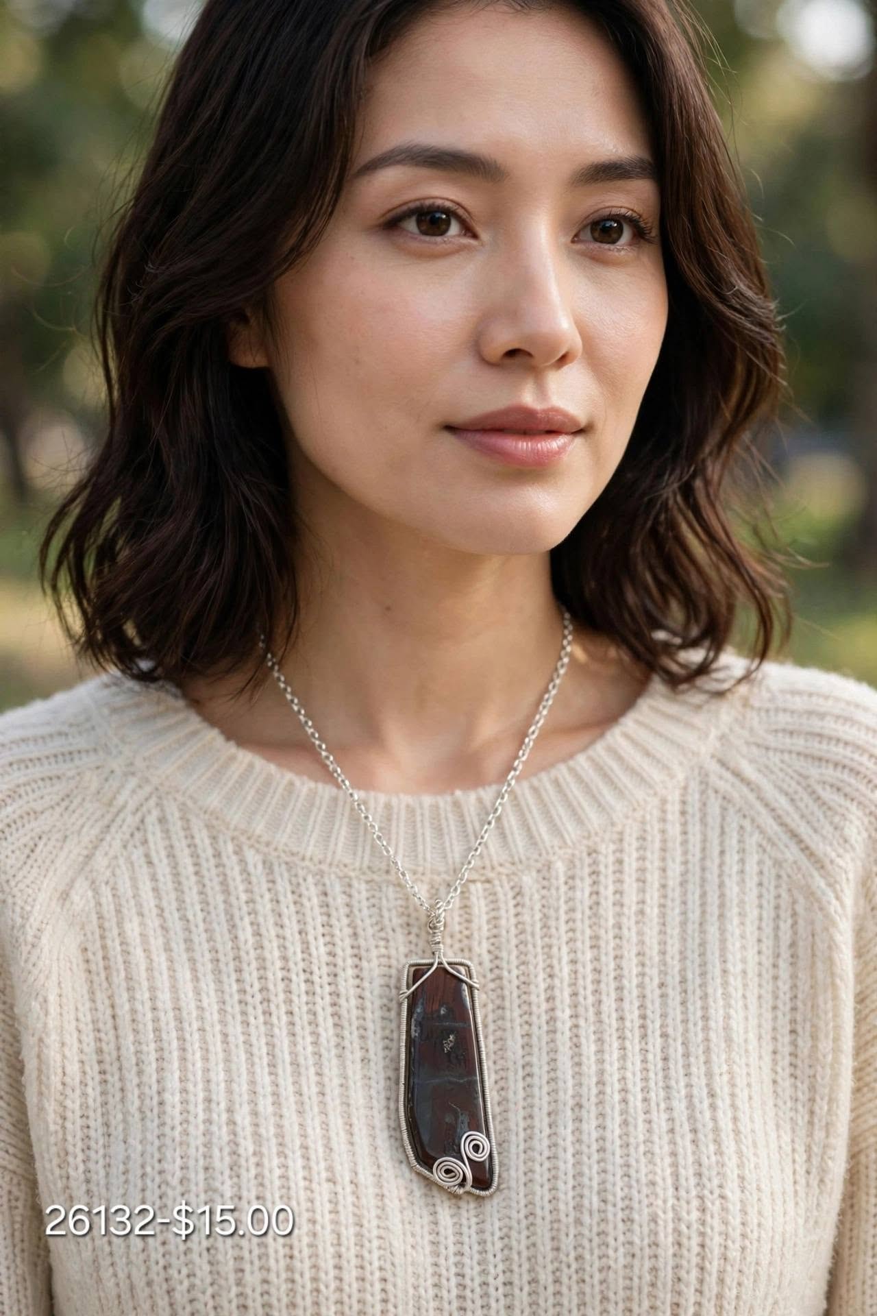 Emerald Pendant Necklace